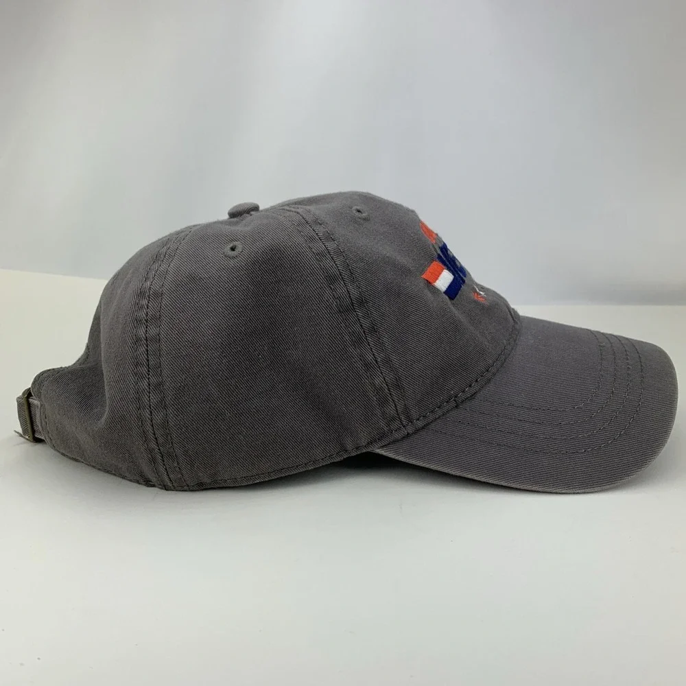 OG&E Vets Hat Gray Adjustable Strapback OSFM Adult Cap America Red White Blue